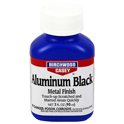 Birchwood Casey Aluminum Black Touch-Up 3oz Class 8 UN3264, Corrosive Liquid