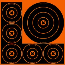 Birchwood Casey Big Burst 3x8" & 15x4" Bull's-Eye Revealing Target