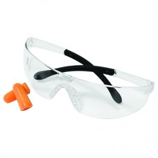 Birchwood Casey Lycus Shooting Glasses with Foam Plugs