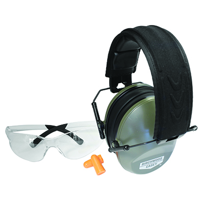 Birchwood Casey Krest 24 Ear Muffs, Vektor Shooting Glasses & Foam Ear Plugs