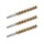 BoreTech 17cal (1-1/2" Length) Bronze Bore Brush 3 Pack