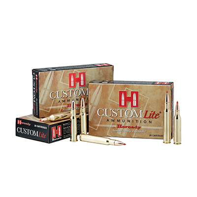 Hornady 7mm08 Rem 120gr SST Custom Lite Ammunition Box of 20