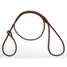 Mendota Show Loop Lead - Brown 1/8" x 4'