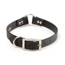 Mendota Durasoft Hunt Collar with Centre Ring - Black 1" x 18"