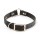 Mendota Durasoft Hunt Collar with Centre Ring - Black 1" x 24"