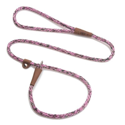 Mendota Slip Lead - pink Camo 3/8" x 6' - Brushed Nickel