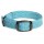 Mendota Double-Braid Collar - Turquoise with Black Metallic Hardware 1" x 24"