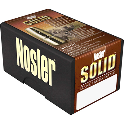 Nosler 9.3mm 286gr FP Solid Projectiles Box of 25