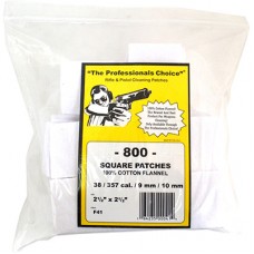 Professional Choice 38-357-9mm 2 1/2" x 2 1/2" 800 Cotton Flannel x 800 Bulk Pack