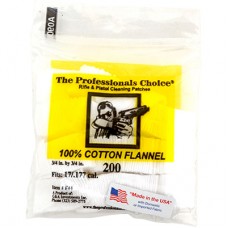 Professional Choice 17cal 3/4" x 3/4" Cotton Flannel x 200