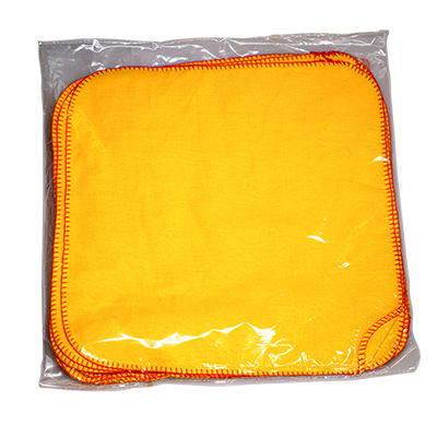 Rafsu Yellow Flannel Wipe - 10 Wipes