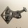 Skull Hooker Bone Bracket for Small or Medium Game in Black