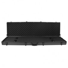 Birchwood Casey Alumalock Black Double Rifle or Shotgun Case with Wheels