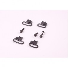 Sun Optics Steel 1" Loop Sling Swivels with Front & Rear Stock Screws