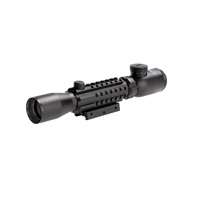 Sun Optics 3-9x32 Tactical with Picatinny Side & Top, Illuminated Reticle
