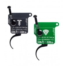 Trigger Tech Remington 700 Clone 2 Stage Special - Right Hand, Black Body, Safety and Flat Trigger. No Bolt Release