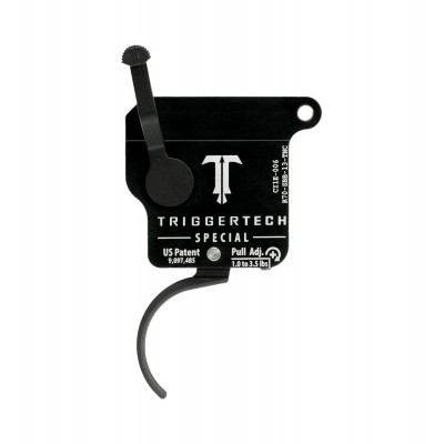 Trigger Tech Remington 700 Clone Special - Right Hand, Black Body, Curved Trigger and Safety. No Bolt Release