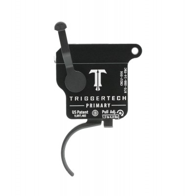 Trigger Tech Remington 700 Primary - Right Hand, Black Body, Curved Trigger, Safety and Bolt Release