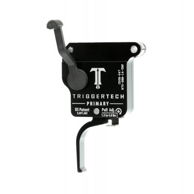 Trigger Tech Remington 700 Primary - Right Hand, Black Body, Flat Trigger, Safety and Bolt Release