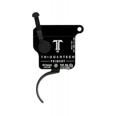 Trigger Tech Remington 700 Clone Primary - Right Hand, Black Body, Curved Trigger & Safety. No Bolt Release