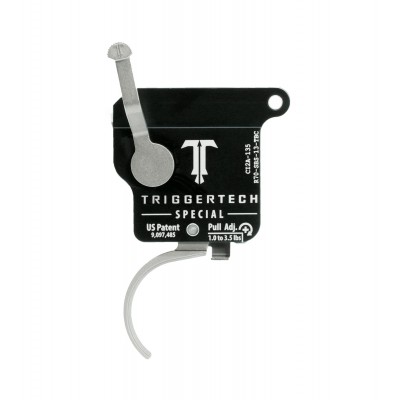 Trigger Tech Remington 700 Special - Right Hand, Black Body with Stainless Curved Trigger, Safety and Bolt Release