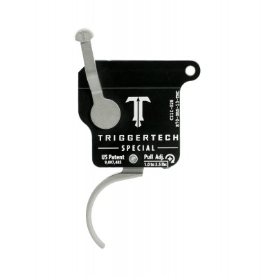 Trigger Tech Remington 700 Clone Special - Right Hand, Black Body with Stainless Curved Trigger and Safety. No Bolt Release