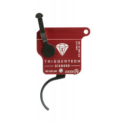 Trigger Tech Remington 700 Clone Diamond - Right Hand, Red Body with  Black Safety and Curved Trigger. No Bolt Release