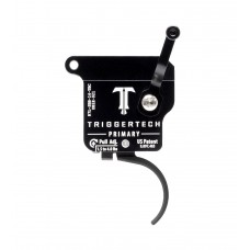 Trigger Tech Remington 700 Primary - Left Hand, Black Body, Curved Trigger, Safety and Bolt Release