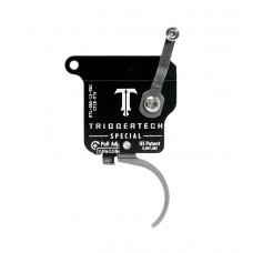 Trigger Tech Remington 700 Special - Left Hand, Black Body with Stainless Curved Trigger, Safety and Bolt Release