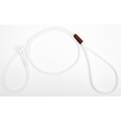 Mendota Show Loop Lead - White 1/8" x 4'