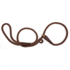 Mendota Slip Lead - Dark Brown 1/2" x 4' Solid Brass