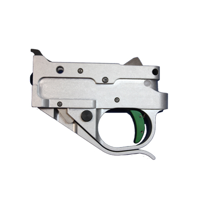 Timney Ruger 10/22 Trigger Silver Body Green Shoe