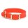 Mendota Double-Braid Junior Collar - Red 9/16" up to 12" Solid Brass