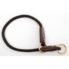 Mendota Pro-Trainer Slip Collar - Black 20" Solid Brass