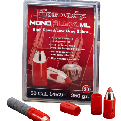 Hornady 50cal Sabot Low Drag .452 dia 300gr SST Projectiles Box of 20