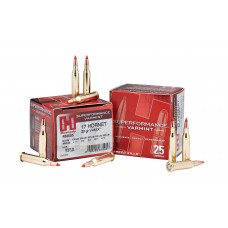 Hornady 17 Hornet 20gr V-Max Superformance Varmint Ammunition Box of 25