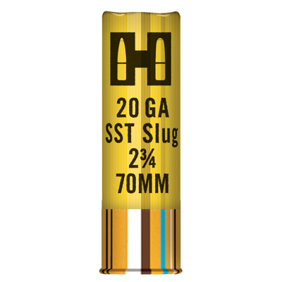 Hornady 20ga 250gr Sabot Slug FTX Shotgun Ammunition Box of 5