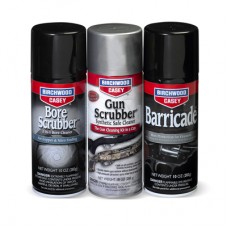 Birchwood Casey 1,2,3 Gun Scrubber, Bore Scrubber & Barricade Kit Class 2.1 UN1950, Aerosols,?Flammable