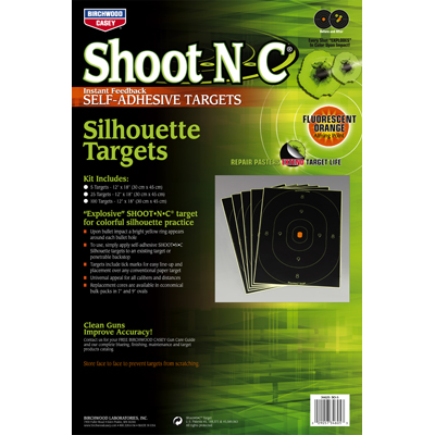 Birchwood Casey Shoot-N-C 17.75" Sight In Target 5 Pack