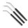 Birchwood Casey Angled Cleaning Brushes in Bronze, Nylon & Stainless