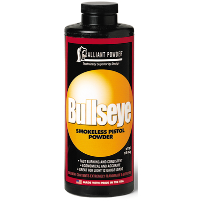 Alliant Bullseye 4lb Gun Powder 1.4C, UN0509
