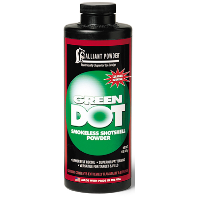 Alliant Green Dot 4lb Gun Powder 1.4C, UN0509