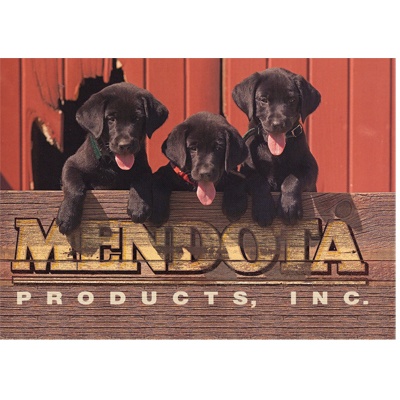 Mendota Short Lead 1/2" x 18" wth floating brass ring, Trigger snap and bolt snap Solid Brass