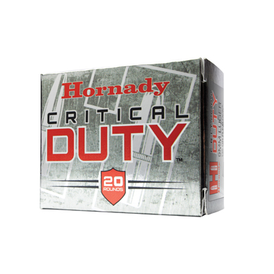 Hornady 9mm Luger+P 135gr Flexlock Critical Duty Ammunition Box of 25