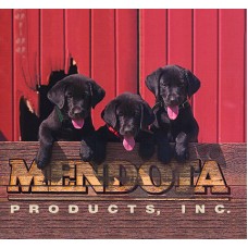 Mendota Belt Loop Lead - Black 3/4" x 2'